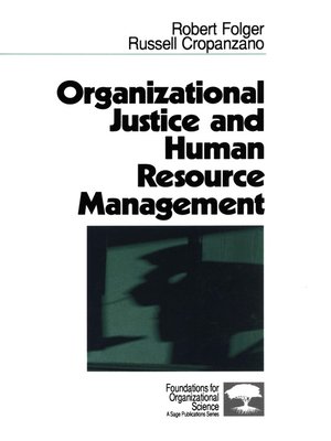 cover image of Organizational Justice and Human Resource Management